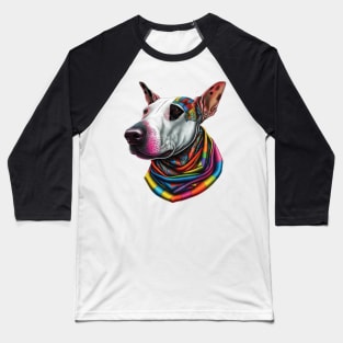 More Dogs of Color - #5 (Bull Terrier) Baseball T-Shirt